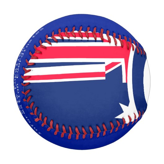 Mod Target Roundel Australien Personalisiert Baseball (Vorderseite Links)