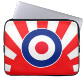 MOD Target Roundel Sunburst Style Laptopschutzhülle (Vorderseite)
