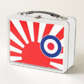 MOD Target Roundel Sunburst Style Metall Brotdose (Vorderseite)