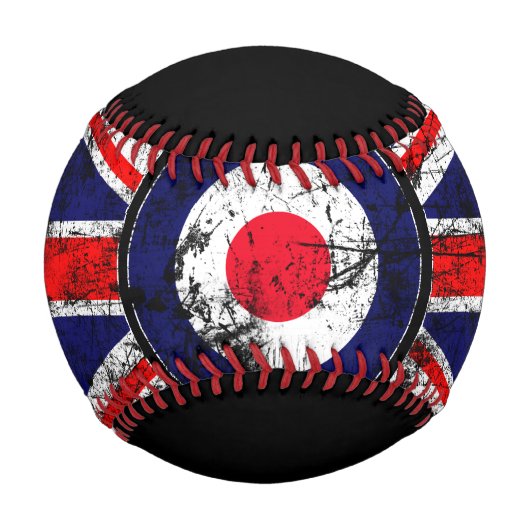 Mod Target Roundel UK Personalized Baseball (Vorderseite)