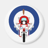 Mod Target Scooter Magnet (Vorne)