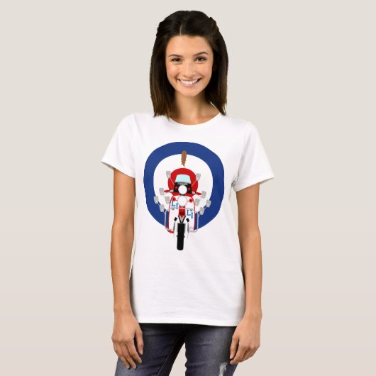 Mod Target Scooter T-Shirt (Vorne ganz)
