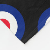 MOD Targets Roundel auf Schachbretts Fleecedecke (Ecke)