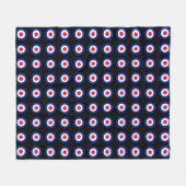 MOD Targets Roundel auf Schachbretts Fleecedecke (Vorderseite (Horizontal))