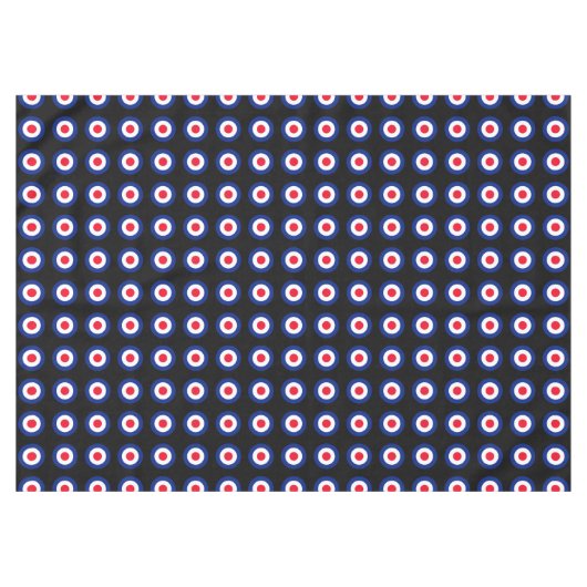 MOD Targets Roundel auf Schachbretts Tischdecke (Vorderseite (Horizontal))