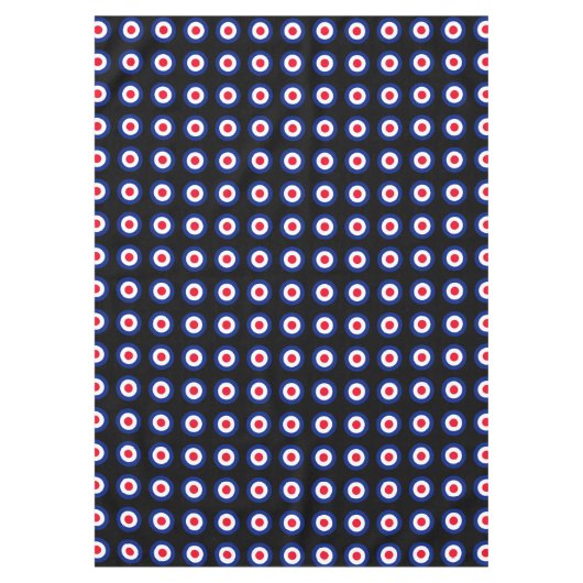 MOD Targets Roundel auf Schachbretts Tischdecke (Vorderseite)