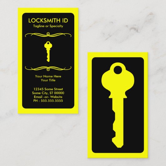 Mod-Taste Visitenkarte (Vorne/Hinten)