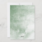 Mod Texturierte Weihnachtsbaume Feiertagskarte (Rückseite)