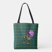 Mod Thistle und Bee Tote Tasche (Rückseite)