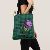 Mod Thistle und Bee Tote Tasche (Von Nahem)