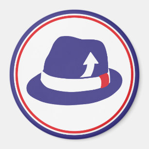 Mod Trilby Magnet