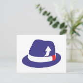 Mod Trilby Postkarte (Stehend Vorderseite)