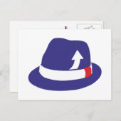 Mod Trilby Postkarte (Vorne/Hinten)