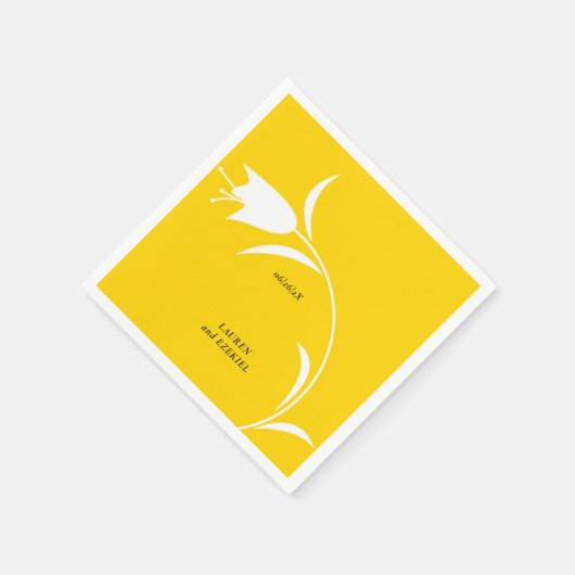 MOD TULIP WEDDING SERVIETTE (Ecke)