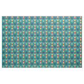 Mod Turquoise Geometric Stoff (Fat Quarter (45,7 x 55,9 cm))
