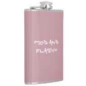 Mod und flackernder Vinyl-Wrapped Flask Flachmann (Rechts)