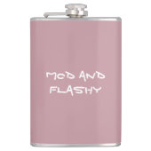 Mod und flackernder Vinyl-Wrapped Flask Flachmann (Vorderseite)