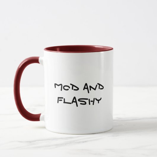 Mod und Flashy-Tasse Tasse (Links)