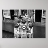 Mod Vintag Scooter Poster (Vorne)