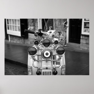 Mod Vintag Scooter Poster