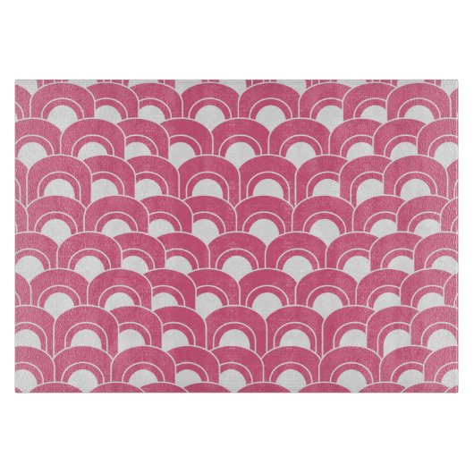 Mod-Waves Pink Schneidebrett (Vorderseite)
