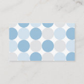 Mod Whale Baby Duschkabine - Raffle Ticket Begleitkarte (Rückseite)