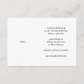 MOD WHITE AND WEIN TULIP WEDD BEGLEITKARTE (Vorderseite)