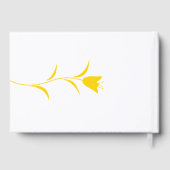 MOD YELLOW TULIP WEDDING GÄSTEBUCH (Rückseite)