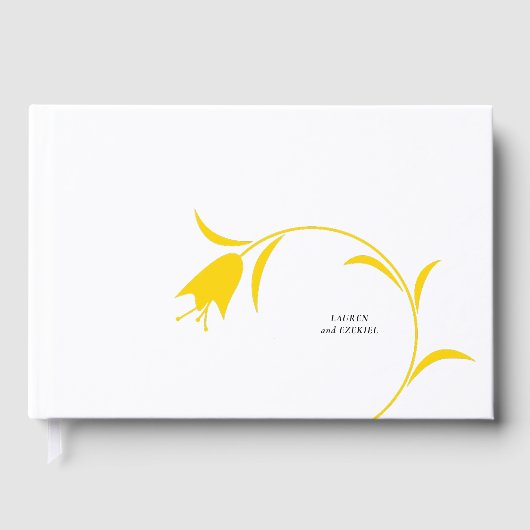 MOD YELLOW TULIP WEDDING GÄSTEBUCH (Vorderseite)