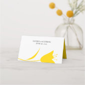 MOD YELLOW TULIP WEDDING PLATZKARTE (Rückseite)