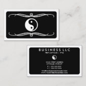 Mod Yin Yang (Farbanpassbar) Visitenkarte (Vorne/Hinten)