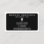 Mod zahnzahnzahnärztlich visitenkarte (Rückseite)