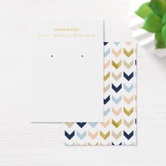 Mod Zickzack Ohrring-Display-Karten (Schreibtisch)