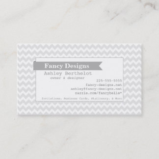 Mod-Zickzack Streifen Visitenkarte
