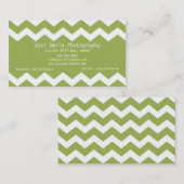 Mod Zickzack Visitenkarte (Vorne/Hinten)