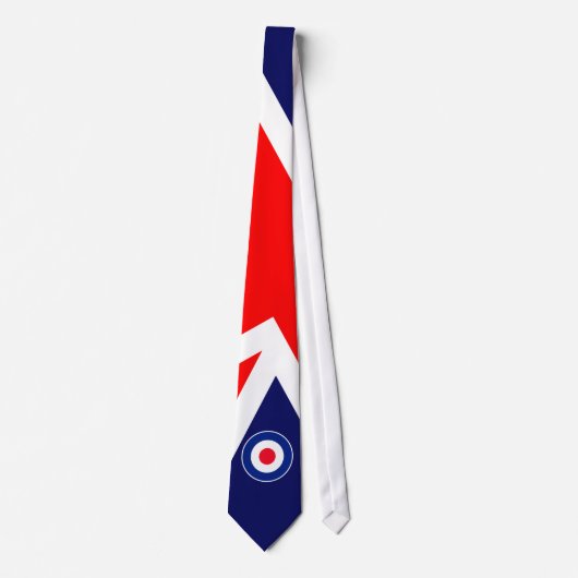 Mod-Ziel auf UK-Flagge Krawatte (Vorderseite)