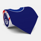 Mod-Ziel auf UK-Flagge Krawatte (Gerollt)