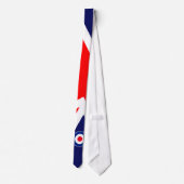 Mod-Ziel auf UK-Flagge Krawatte (Rückseite)