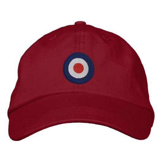Mod Ziel Bestickte Mütze Baseballkappe (Vorderseite)