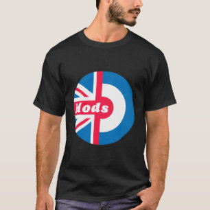 Mod Ziel der britischen Flagge von Union Jack Roun T-Shirt