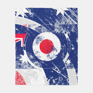 Mod Ziel Mods Australien Ziel Grunge Rundell Fleecedecke