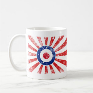Mod-Ziel-Mods Sonnenstrahlen-Ziel-Rondell Kaffeetasse