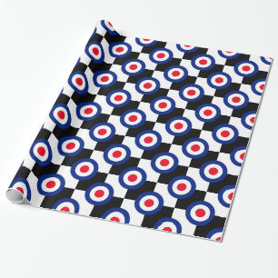 MOD-Ziele auf Checkers Geschenkpapier