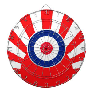 MOD Zielrundel auf Burst Japan Dartscheibe