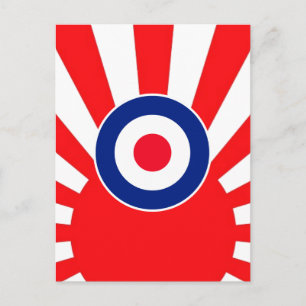 MOD Zielrundel auf Burst Japan Postkarte