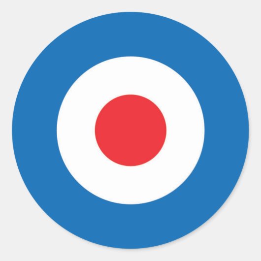 MOD ZIELSTRECKERBLATT VON ZWANZIG RUNDER AUFKLEBER (Vorderseite)