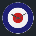 Mod-Zieluhr Große Wanduhr<br><div class="desc">Uhr mit dem Mod-Ziel.</div>