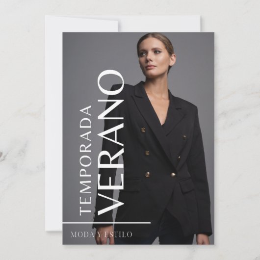 Moda diseño einladung (Rückseite)