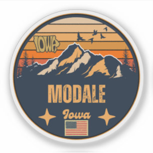 Modale, Iowa Aufkleber