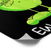 Modartis Grumpy Ew People Frog Erklärung Sarcastic Poster (Ecke)